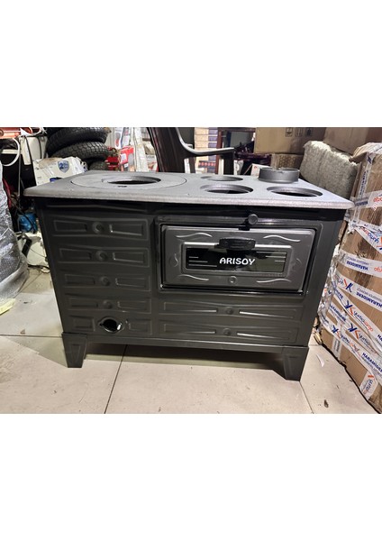 Önem Soba Mat (Gri) Emaye Kuzine Önden Havalı Soba modelleri