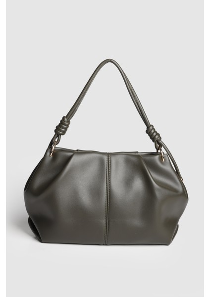 Lagraccio Paris Kadın Brale Yumuşak Deri El ve Omuz Çantası Haki Yeşil modelleri