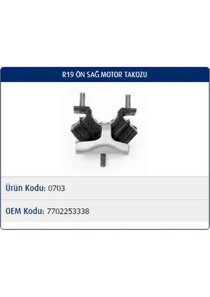 M0703 Motor Takozu (Sag) 7702253338