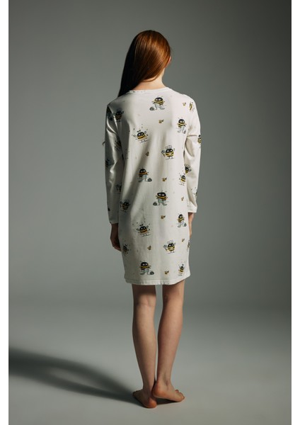 Kadın Pamuklu Uzun Kollu Gecelik fırsatları