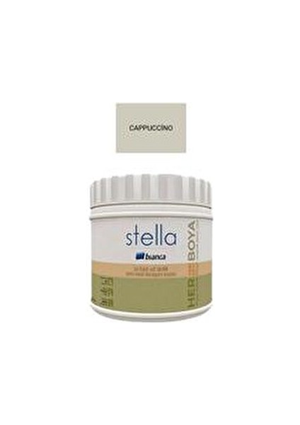 Stella Cappuccino 0.5 Lt Su Bazlı Akrilik Boya İç Mekanlar İçin Mükemmel Dayanıklılık fiyatları