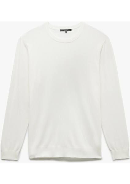 Uzun Kollu Bisiklet Yaka Basic Triko Kazak modelleri