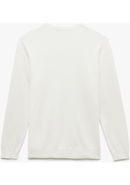 Uzun Kollu Bisiklet Yaka Basic Triko Kazak fırsatları