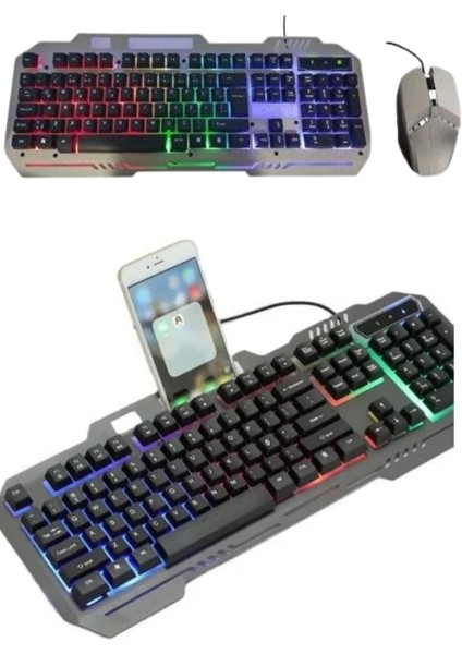 Gaming Oyuncu Klavyesi LED Aydınlatmalı Mekanik Hisli