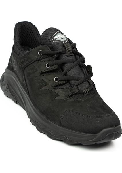 2040 Su Geçirmez Siyah Nubuk Deri Erkek Outdoor Ayakkabı