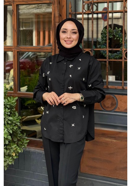 Gömlek 25W8012 Siyah modelleri