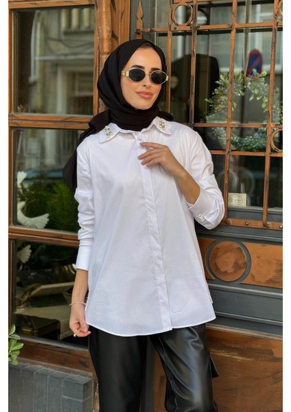 Almarwah Gömlek 101999 Beyaz
