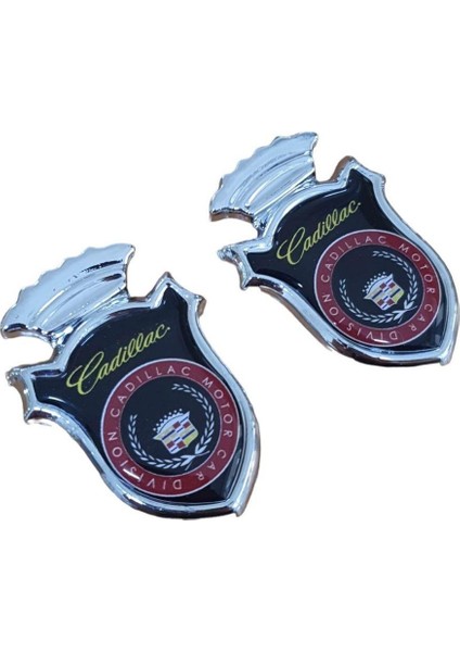 Cadillac Araç Direk Arması (2 Adet)