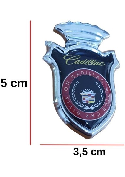 Cadillac Araç Direk Arması (2 Adet) fiyatları