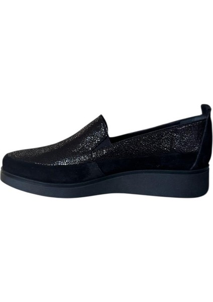 Extrafıt Geniş Kalıp Kadın Lastikli Makosen Ayakkabı 6314 modelleri