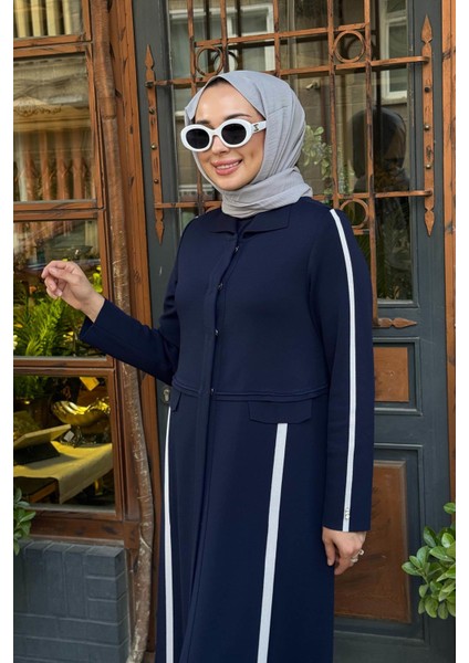 Triko Hırka T25PF-9010 Lacivert modelleri