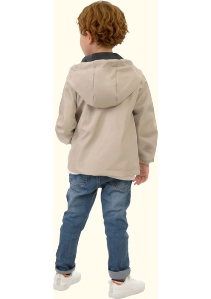 Erkek/Kız Çocuk Kapüşonlu Su ve Rüzgar Geçirmez Cepli Kışlık Yağmurluk indirimleri