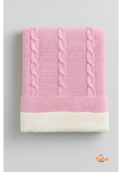 Çi Peluş Polar Triko Örgü Bebek Battaniyesi Kalın,yumuşak,saç Örgü Desenli Polar Bebek Battaniyesi fiyatları