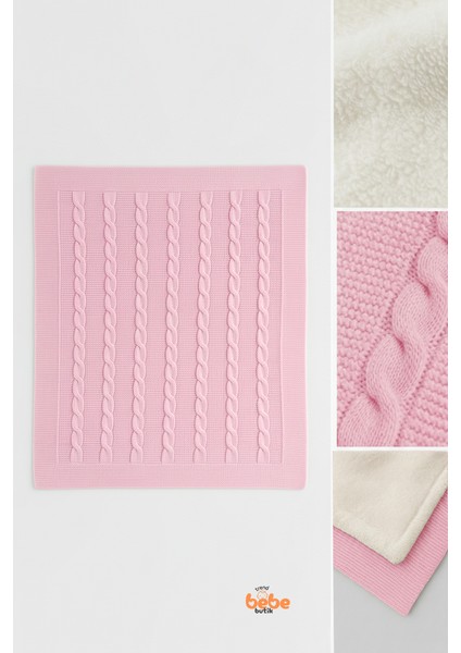 Çi Peluş Polar Triko Örgü Bebek Battaniyesi Kalın,yumuşak,saç Örgü Desenli Polar Bebek Battaniyesi indirimleri