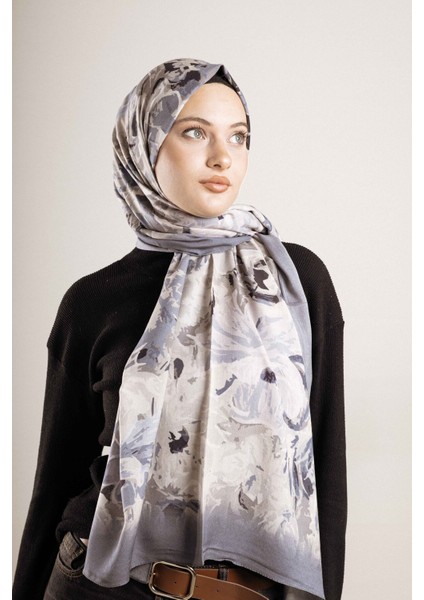 Desenli Pamuk İpek Şal Desen-2 modelleri