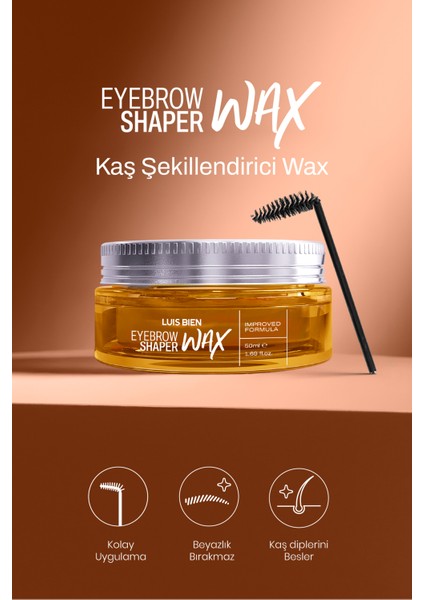 Kaş Şekillendirici Wax 50 ml