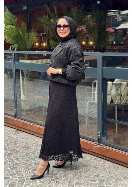 Dantel Etek W-6618 Siyah