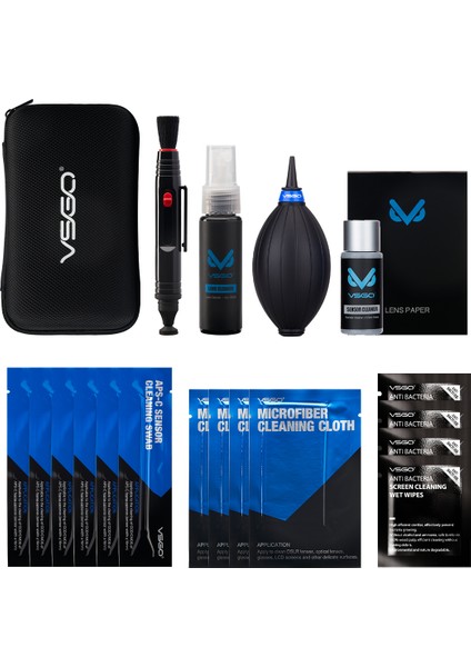 Dkl-20 Aps-C Profesyonel Kamera Lens ve Sensör Temizleme Kiti