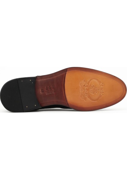 Hakiki Deri Bordo Klasik Erkek Kösele Ayakkabı - K166 modelleri