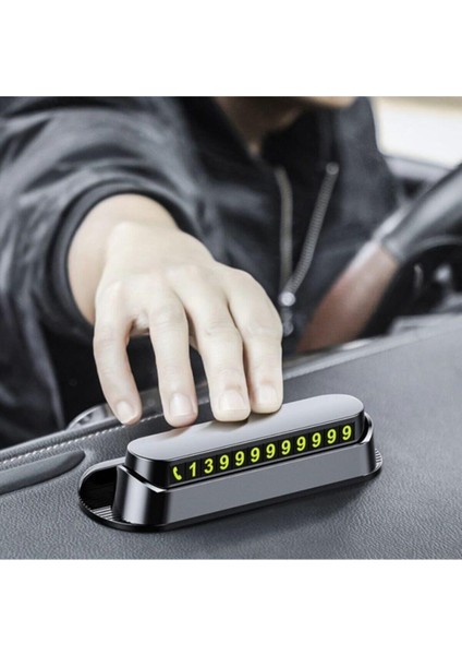 Fosforlu Araç Içi Numaratör Araba Park Tel Numaralık Park Telefon Numarası Parktel modelleri