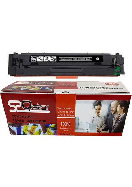 Hp W2030X CF415X Muadil Toner Siyah Yüksek Kapasite Çipli Toner 7500 Sayfa