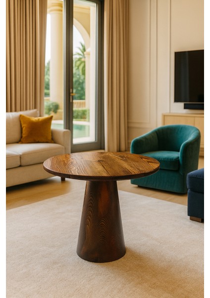 Nord Ahşap Orta Sehpa Ceviz Renk Mantar Sehpa fırsatları