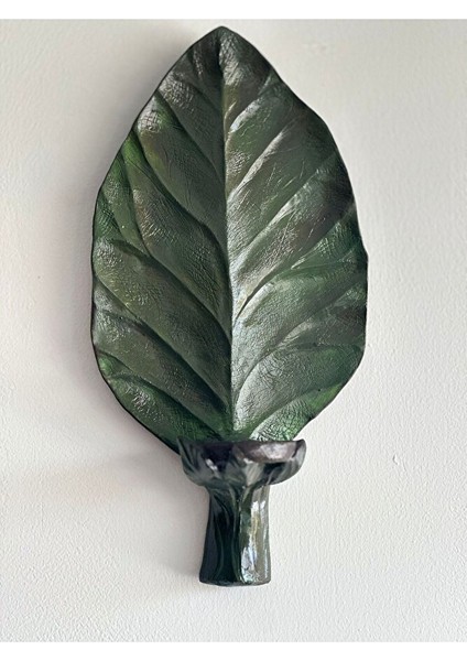 Yaprak Desenli Duvar Mumluk, Dekoratif Duvar Süsü