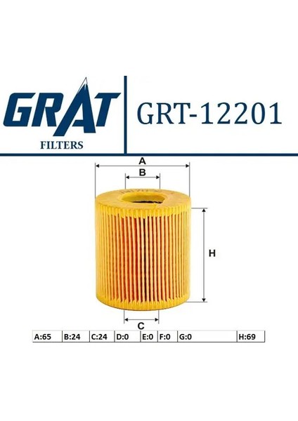 12201 Yag Filtresi 6C1Q6744BA