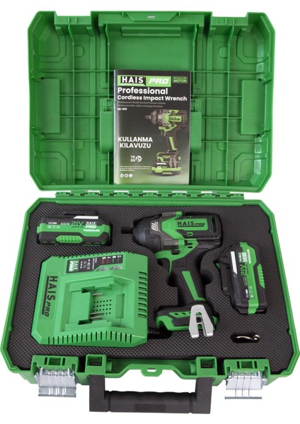 Haıspro RB-810 Profesyonel Darbeli Somun Sıkma 1100 Nm 21 V modelleri