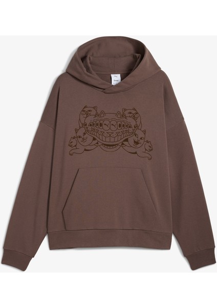 x Ripndip Boxy Erkek Kahverengi Sweatshirt.41 fırsatları