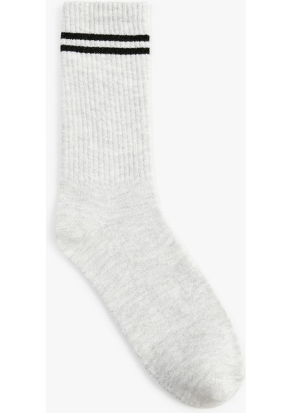 Çizgili Pamuklu Tenis Çorabı fiyatları