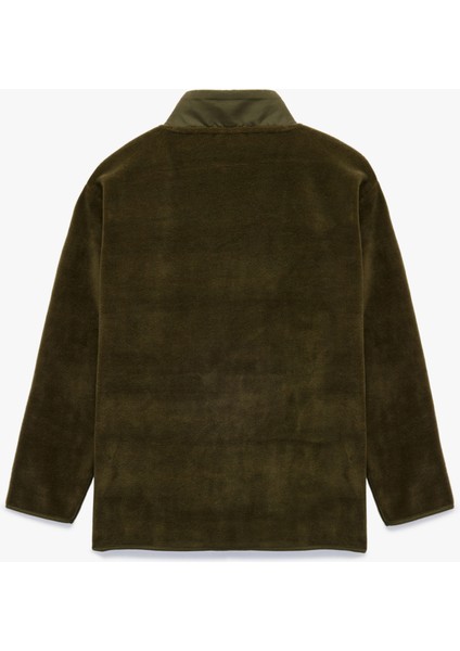 Fermuarlı Uzun Kollu Dik Yaka Polar Sweatshirt fiyatları