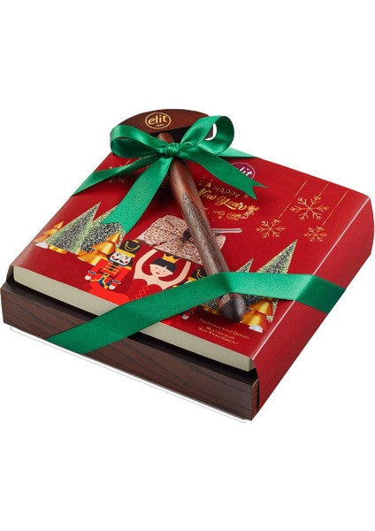 Fındıkkıran Yılbaşı Özel Çekiçli Beyoğlu Fındıklı Sütlü Çikolata Ahşap Kutu 600g Glutensiz modelleri
