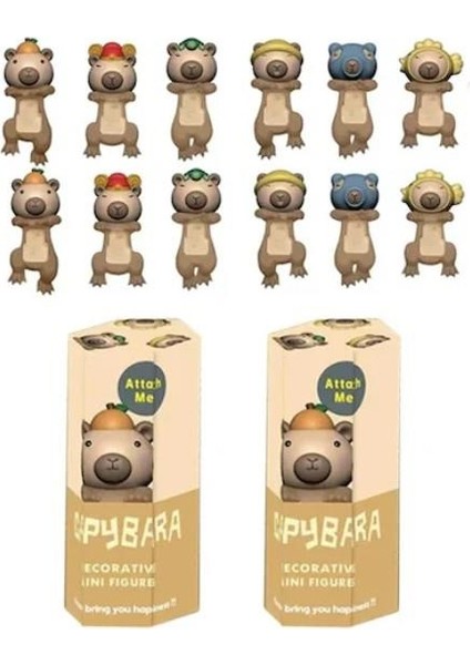 Capybara Hippers Mini Figür modelleri