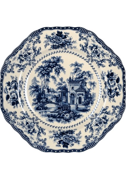 Lucky Art Florantine 27CM 6li Tabak Seti Kirmizi-Mavi fırsatları