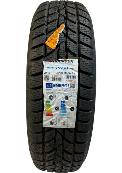 Erlas Jant Lastik 195/70R15 Hankook Winter I*cept Rs W442 97T