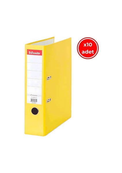 Eseelte Büro Klasörü, 10 Adet, Ekonomik Geniş, Sarı