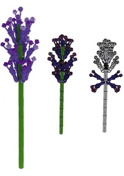 s Flower Arrangement Mini Blok Lavender - CTOY-749 fiyatları