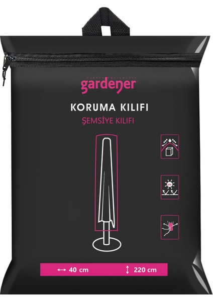 GRDC307 Şemsiye Koruma Örtüsü / Kılıfı Pe (220 cm x 40 Cm)
