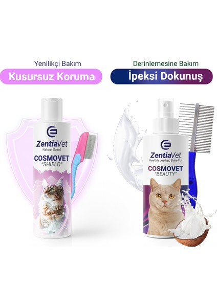 Shield Bit Şampuan 250 ml ve Beauty 160 ml Kedi
