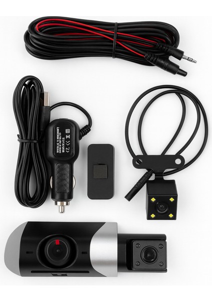 Araç Içi Kamera | Vehicle Blackbox Dvr Wifi, Çift Kamera, Geri Görüş Dahil
