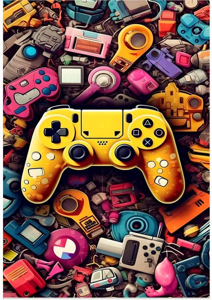 Dijital Baskı Yıkanabilir Oyun Konsolu Desenli Gamer Halı fırsatları