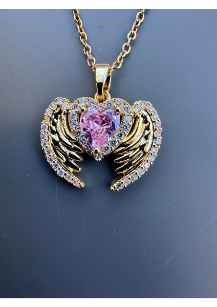 Gold Melek Kanadı Kolye Çelik fiyatları