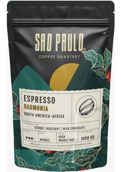Sao Paulo Harmonia Santo Espresso 1000 Gram