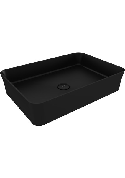 Bocchi Sottile Slim Tezgahüstü Lavabo 55X38 Mat Siyah 1476-004-0125
