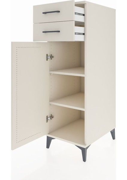 Kronos Dolap 2 Raflı 2 Çekmeceli Tek Kapaklı 44X59X134 Aytaşı-Aytaşı fırsatları