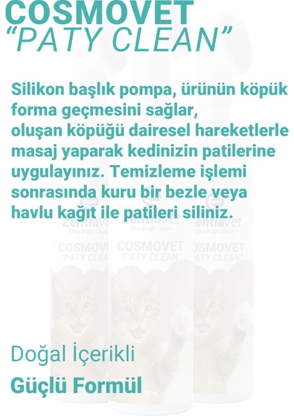 Cosmovet Paty Clean Kedi 200 ml fırsatları