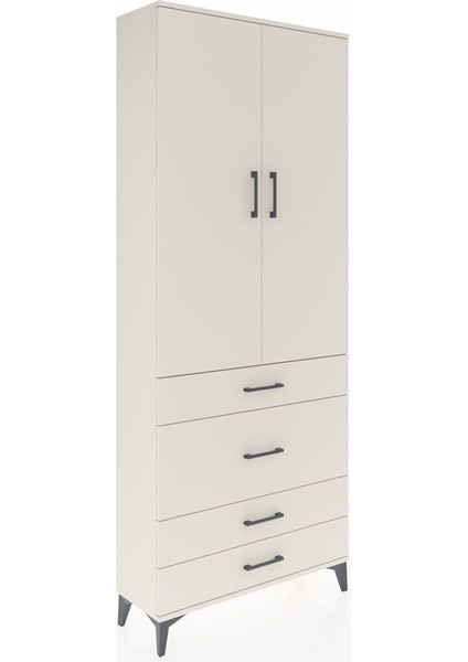 Arges Dolap 3 Raflı 4 Çekmeceli 2 Kapaklı 88X30X221 Aytaşı-Aytaşı fiyatları