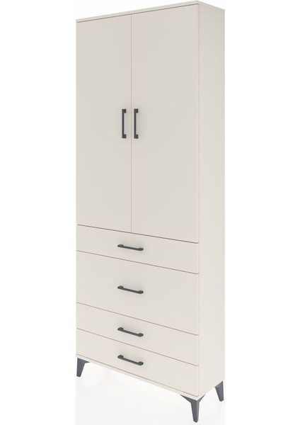 Arges Dolap 3 Raflı 4 Çekmeceli 2 Kapaklı 88X30X221 Aytaşı-Aytaşı modelleri