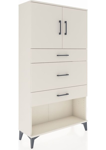 Arges Dolap 2 Raflı 3 Çekmeceli 2 Kapaklı 88X30X163 Aytaşı-Aytaşı fiyatları